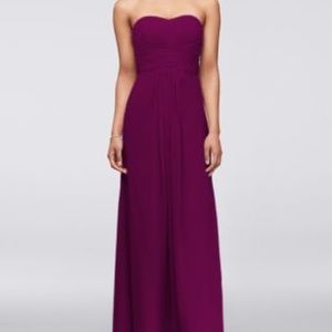 Sangria Bridesmaid or Special Ocassion Dress